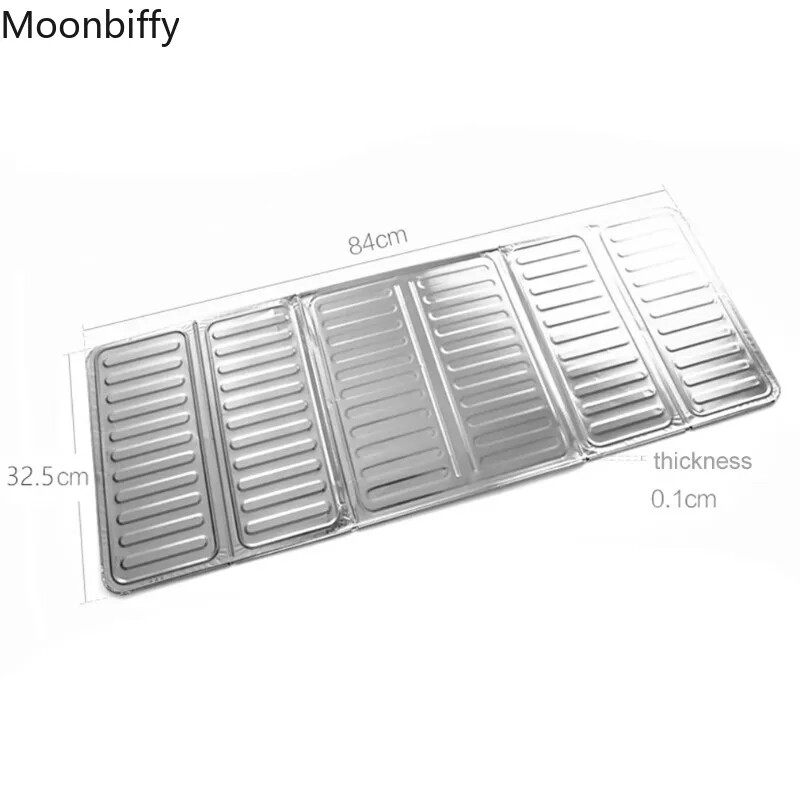 1vnt virtuvės aliuminio folijos keptuvės aliejaus purslų ekrano dangtelis, apsaugantis nuo purslų alyvos skirstytuvas, apsaugantis nuo purslų