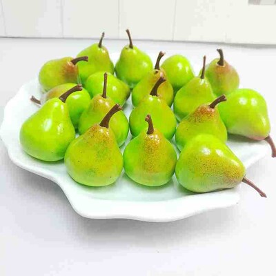 20gab Mini Mākslīgie Augļi Pārtika Dārzeņi Viltus āboli Persiki Apelsīni Bumbieri Citroni Ķirši Mango Čilli Kartupeļi Kukurūza Ķirbis Burkāns