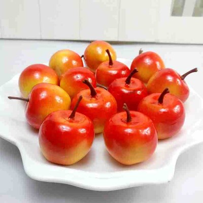 20gab Mini Mākslīgie Augļi Pārtika Dārzeņi Viltus āboli Persiki Apelsīni Bumbieri Citroni Ķirši Mango Čilli Kartupeļi Kukurūza Ķirbis Burkāns