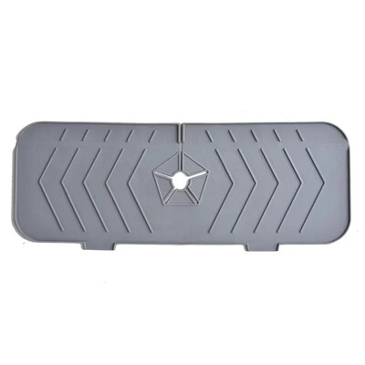 Izlietnes šļakatu paliktnis Darba virsmas aizsargs Vannas istabas paklājiņi Kvadrātveida silikona jaucējkrāna paklājiņš Ūdens Ripples Virtuves jaucējkrāns Ūdens savācējs Paklājiņš