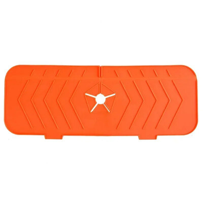 Izlietnes šļakatu paliktnis Darba virsmas aizsargs Vannas istabas paklājiņi Kvadrātveida silikona jaucējkrāna paklājiņš Ūdens Ripples Virtuves jaucējkrāns Ūdens savācējs Paklājiņš