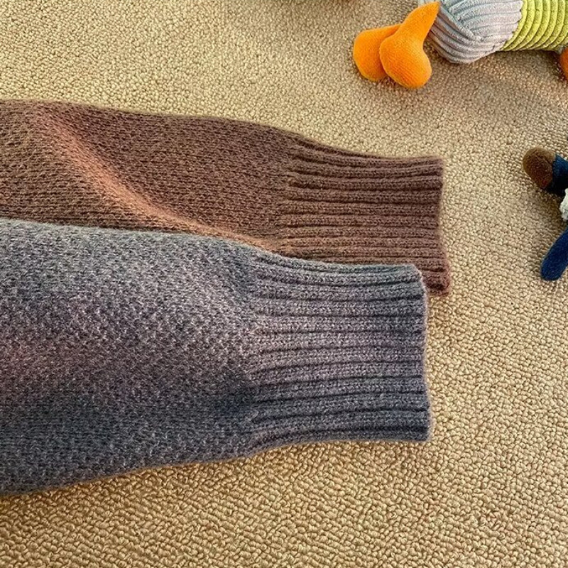 M-3XL Férfi kardigánok V-nyakú, jóképű, elegáns Népszerű, kényelmes, hosszú ujjú, kötött ruhák Tiniknek Főiskolai laza tavaszi koreai