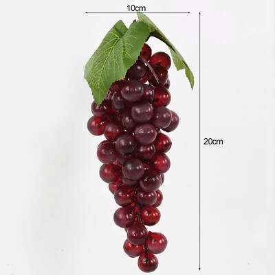 Mākslīgo vīnogu simulācijas augļi vīnogu ķekari mājas virtuvei vīna dekorēšanai kāzu ballīšu galda centrālais dekoru rekvizīti