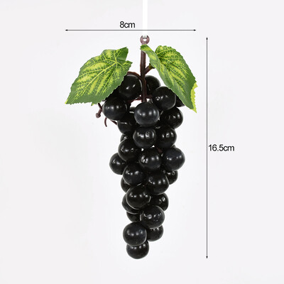 Mākslīgo vīnogu simulācijas augļi vīnogu ķekari mājas virtuvei vīna dekorēšanai kāzu ballīšu galda centrālais dekoru rekvizīti