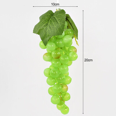 Mākslīgo vīnogu simulācijas augļi vīnogu ķekari mājas virtuvei vīna dekorēšanai kāzu ballīšu galda centrālais dekoru rekvizīti