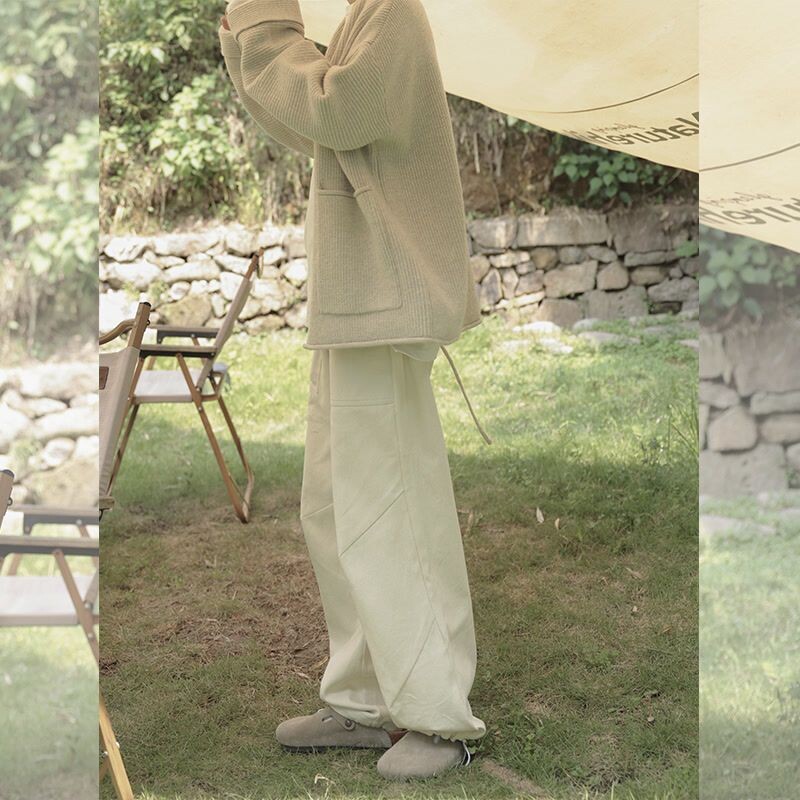 Pavasara rudens vīriešu brīvs džemperis, trikotāžas mežģīnes vidēja garuma slinks jaciņš, ciets High Street ikdienas džemperis ar V veida kakla izgriezumu