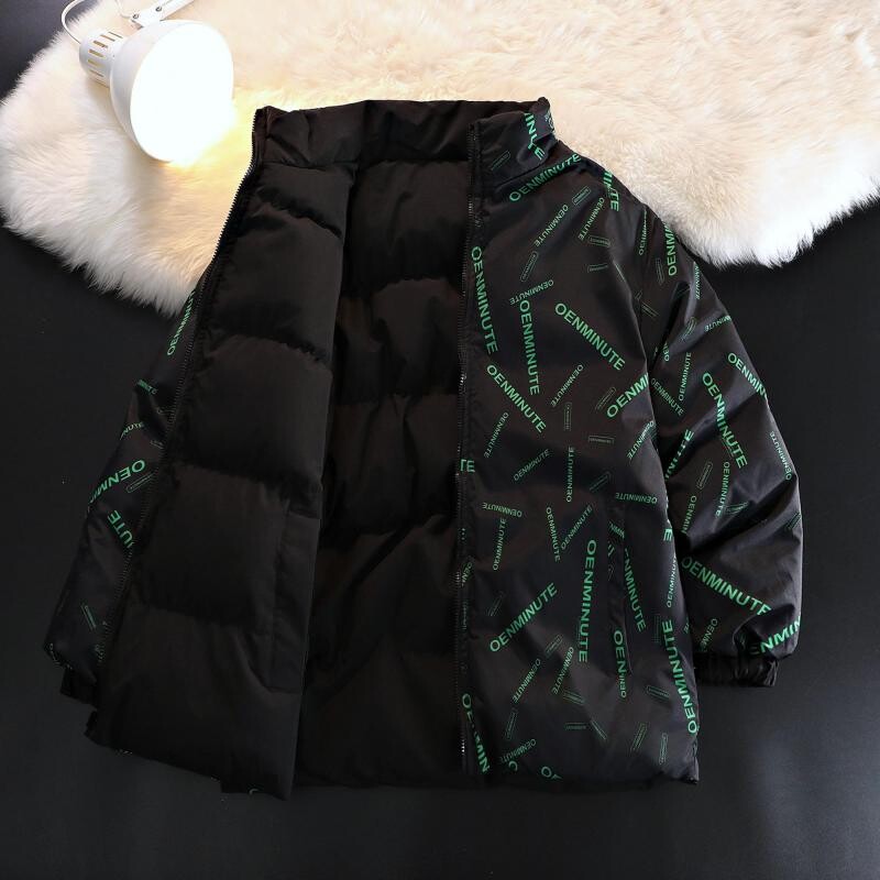 2024 Harajuku Parka pentru bărbați, caldă, îngroșată, de modă, jachetă oversize, ocazională de iarnă, haină hip hop pentru bărbați, parka 4XL