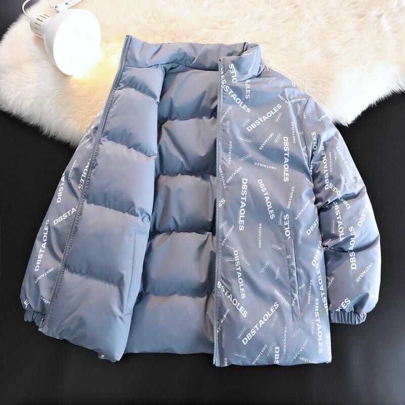 2024 Harajuku Parka pentru bărbați, caldă, îngroșată, de modă, jachetă oversize, ocazională de iarnă, haină hip hop pentru bărbați, parka 4XL