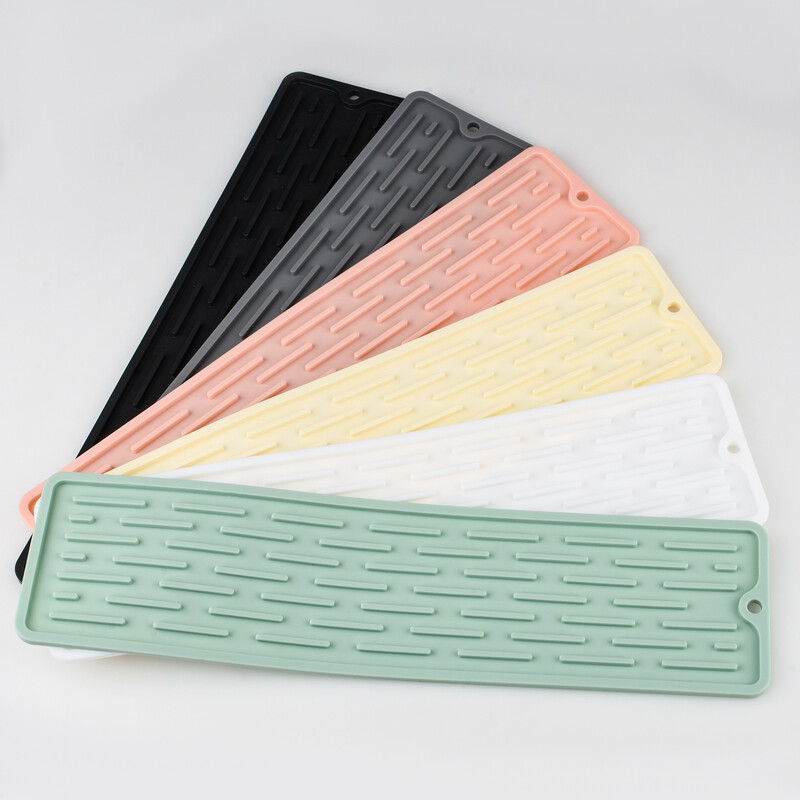 Silikono maišytuvo kilimėlis vandeniui atsparus valymo maišytuvas purslų gaudyklei šilumą izoliuojantis virtuvės prietaisas, skirtas namų vonios reikmenims