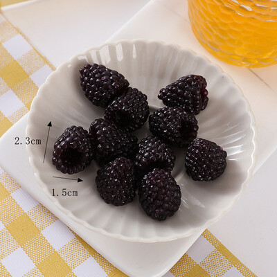 20 gab. Mākslīgo aveņu viltus imitācijas auglis, dzīvs kāzu galdam.