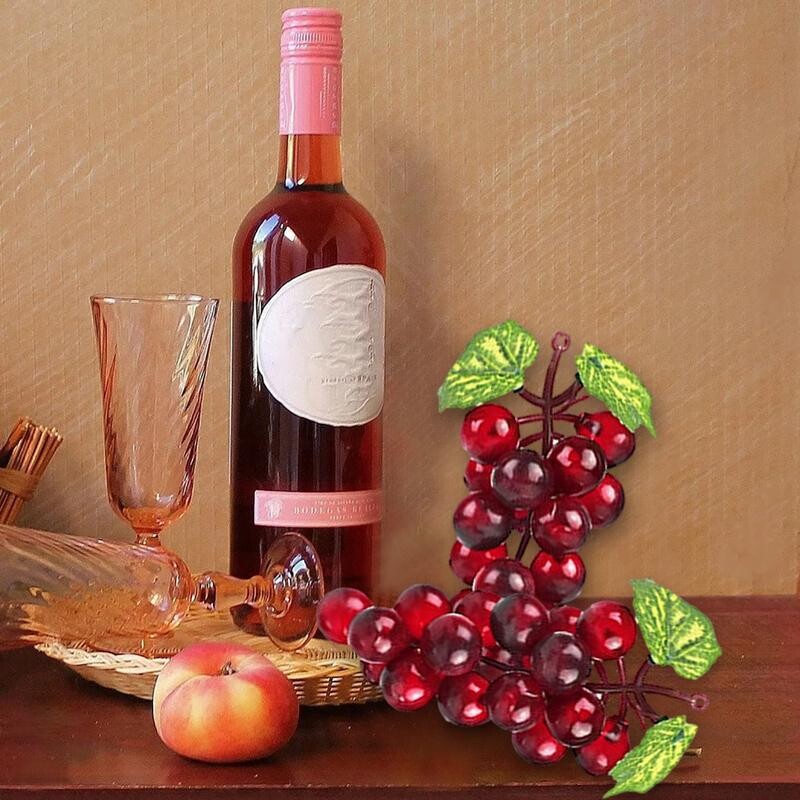 18 tk Simuleeritud viinamarjakobarad Kunstlikud võltsviinamarjakobarad Looduslikud värvid realistlikud viinamarjakobarate kaunistused