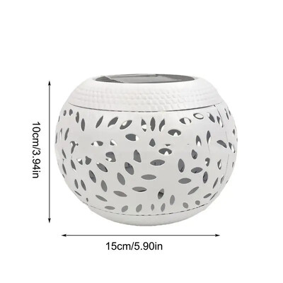 Lampă solară tubulară de fier în aer liber, proiector de grădină, lampă retro pentru grădinărit, lampă de atmosferă, lampă decorativă pentru peisaj