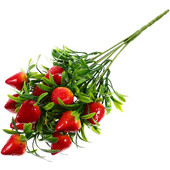 Simulacija buketa jagoda Rekviziti za zabavu Dekoracije Cvijeće mladenke Lažna kuća Kućni festival Simulacija grana