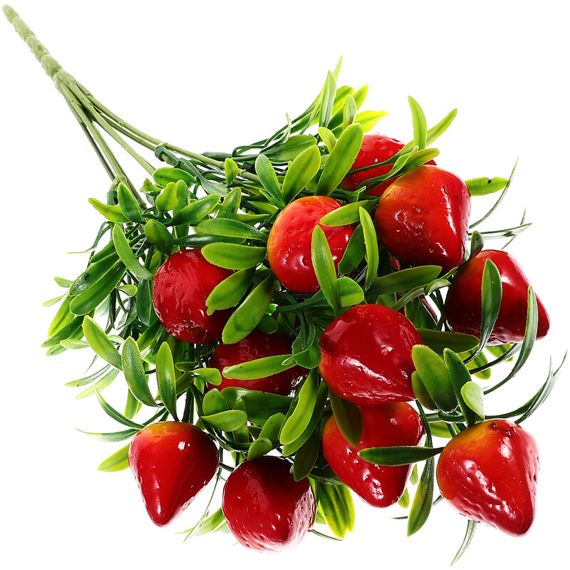 Simulacija buketa jagoda Rekviziti za zabavu Dekoracije Cvijeće mladenke Lažna kuća Kućni festival Simulacija grana