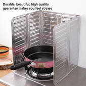 1 tk kokkupandav köögi gaasipliit deflektorplaat alumiiniumõli pritsmekindel kaitseekraan kuumakindel köögitarvikud