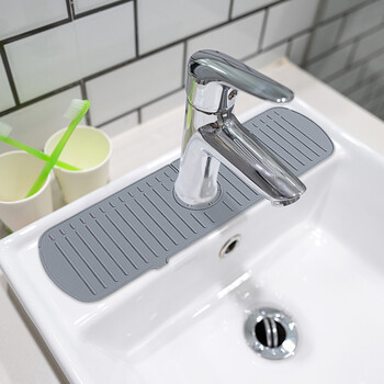 Βρύση σιλικόνης κουζίνας Water Catcher Mat Anti-Splash Sink Splash Pad Sink Splash Guard Προστατευτικό πάγκου για μπάνιο Gadgets