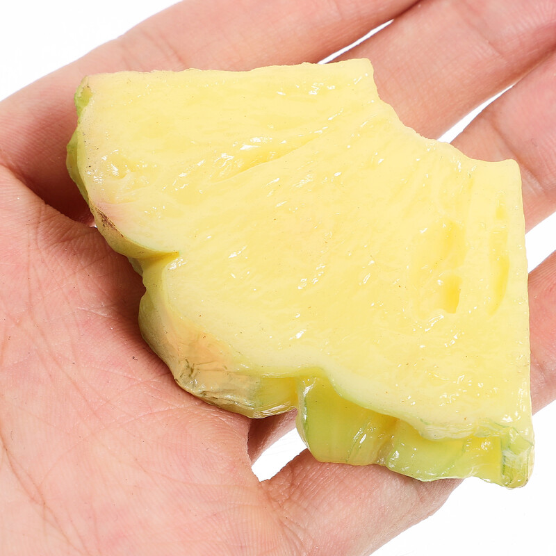 6 gab. Mākslīgie augļi Ananāsi Plastmasas Blocks Dekoratīvi Šķēlītes Citrons Viltus modelēšanas Dekori Dzīvīgs Dekorēšanai Modelis