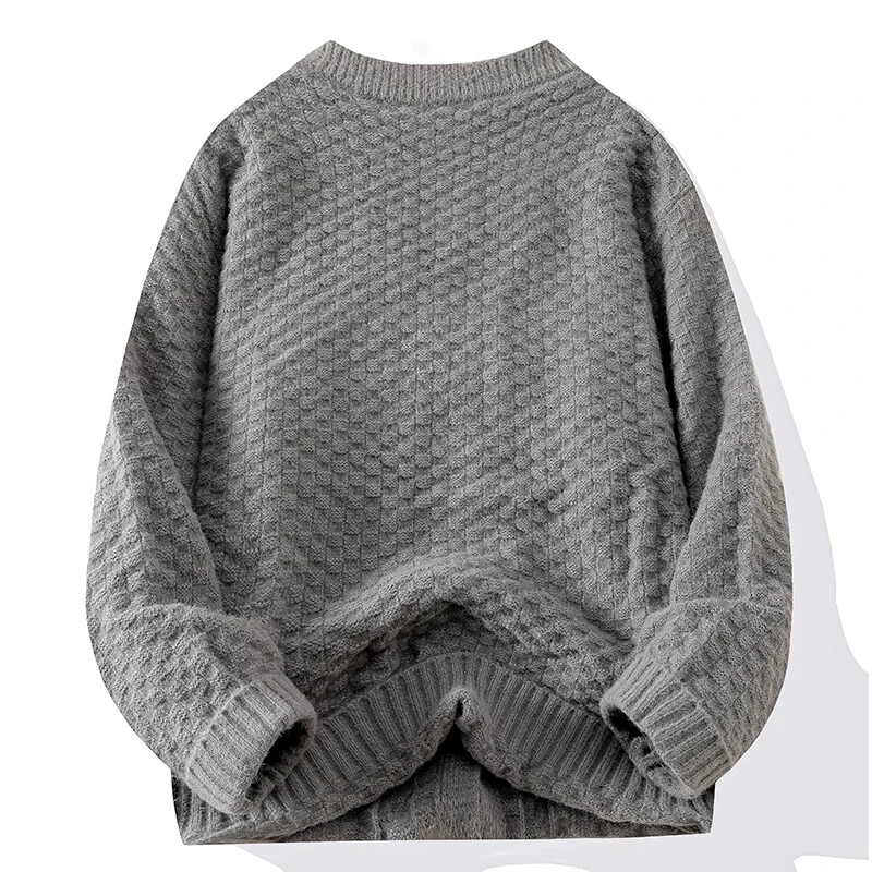 Férfi őszi és téli új csavaros kardigán pizsama laza alkalmi bő ing, hosszú ujjú férfi otthoni viselet meleg és kényelmes