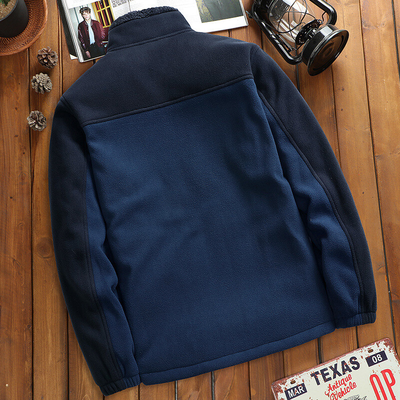 Rudens un ziemas modes flīsa jaka vīriešu termosporta mētelis Softshell pārgājieni āra vīriešu ikdienas jakas Virsdrēbes