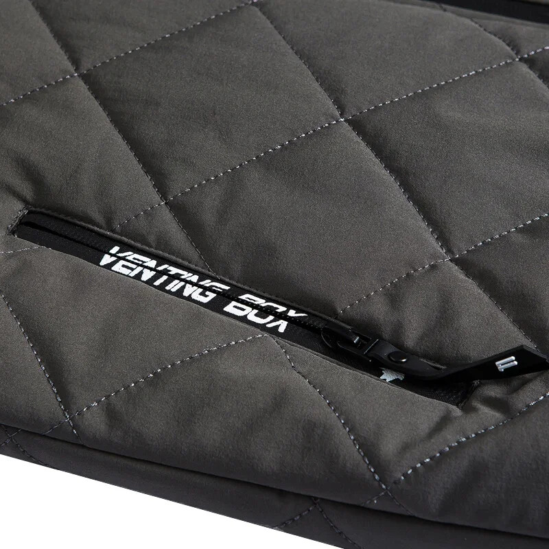 Vīriešu ziemas mētelis polsterēts, biezs rāvējslēdzēja aizdare Vīriešu mēteļa statīvs apkakle ar garām piedurknēm, vēja necaurlaidīga, mīksta, silta, aukstuma izturīga vīriešu jaka