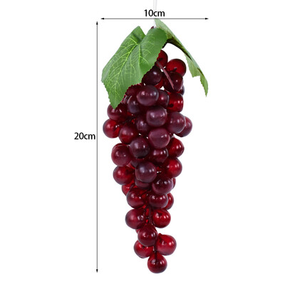 Mākslīgo augļu simulācija Vīnogu virtenes Ziemassvētku kāzas Mājas dārza dekorēšana Piekārti Mākslīgie augļi Fotorekvizīti