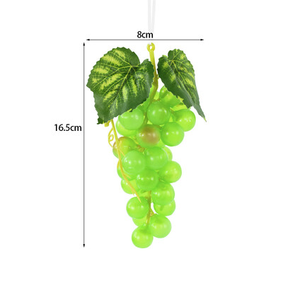 Mākslīgo augļu simulācija Vīnogu virtenes Ziemassvētku kāzas Mājas dārza dekorēšana Piekārti Mākslīgie augļi Fotorekvizīti
