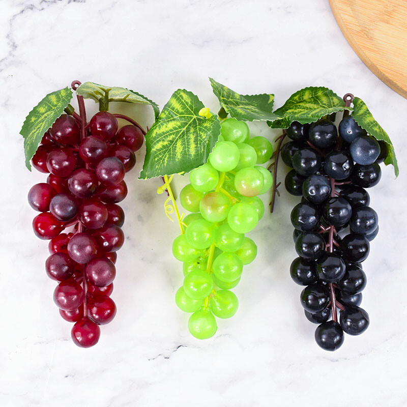 Mākslīgo augļu simulācija Vīnogu virtenes Ziemassvētku kāzas Mājas dārza dekorēšana Piekārti Mākslīgie augļi Fotorekvizīti