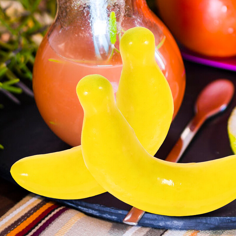 20 gab. Simulēti mazi modeļi Modeļu komplekts Simulācija Banānu dekors Viltus izkārtojums Aina Radošs Dzīvīgs Models Putas Mākslīgais