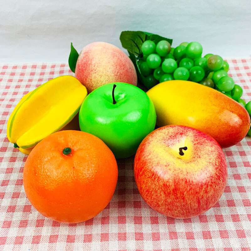 5 gab. 8 cm mākslīgie apelsīni Mājas dārzs Guļamistaba Dzīvojamās istabas dekorēšana Svētku un ballīšu piederumi Viltus augļi fotografēšanai