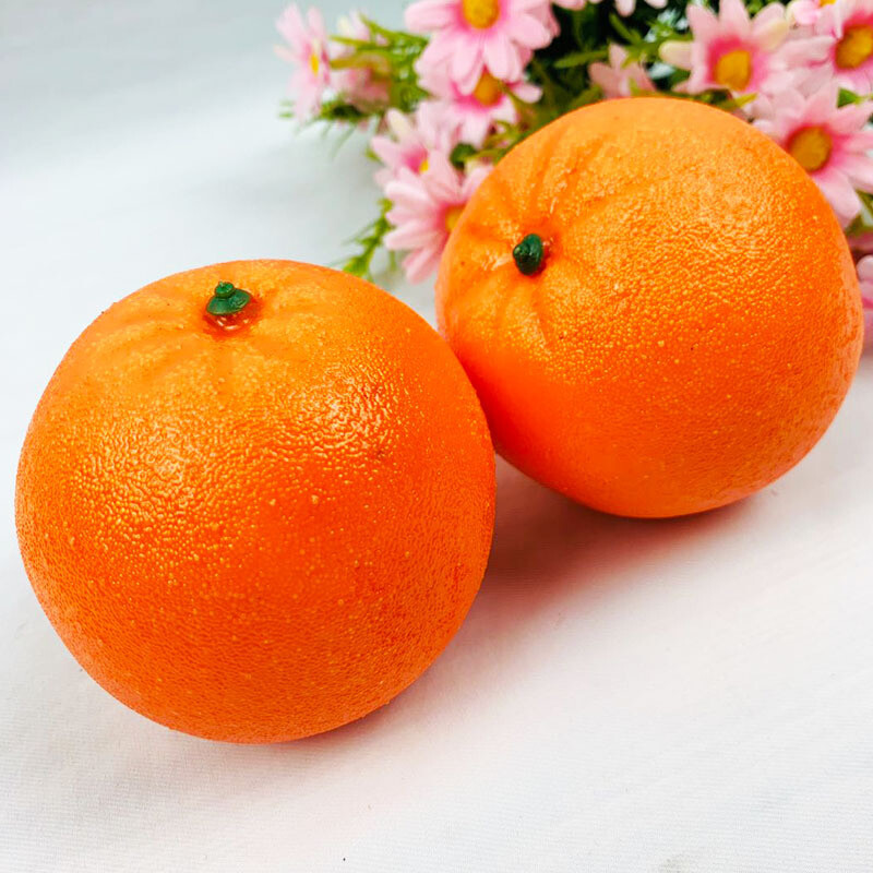 5 gab. 8 cm mākslīgie apelsīni Mājas dārzs Guļamistaba Dzīvojamās istabas dekorēšana Svētku un ballīšu piederumi Viltus augļi fotografēšanai