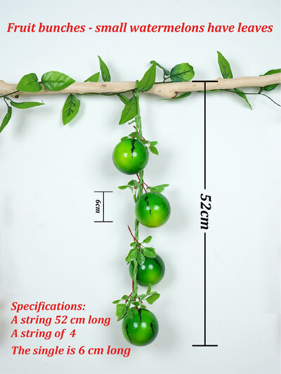 Simulare Fructe Snur Banană Căpșuni Piersici Lămâie Restaurant Bucătărie Festival Decor Petrecere Recuzită Fotografie