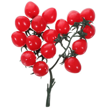 Plant Tomato Simulated Cherry Tomatoes Child Fruit Decor Τεχνητό Pvc Ρεαλιστικό Πλαστικό