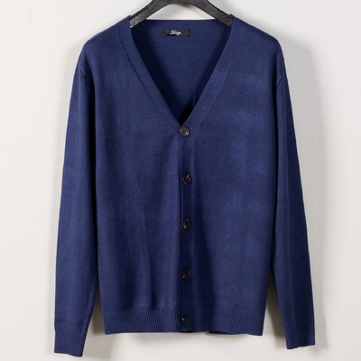 Liela izmēra vīriešu džemperis ar V veida kakla izgriezumu, ikdienas džemperis rudenim/ziemai