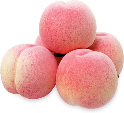 5 db mesterséges lédús őszibarack szimuláció hamis gyümölcs őszibarack levelekkel fotó kellékekkel otthoni dekoráció