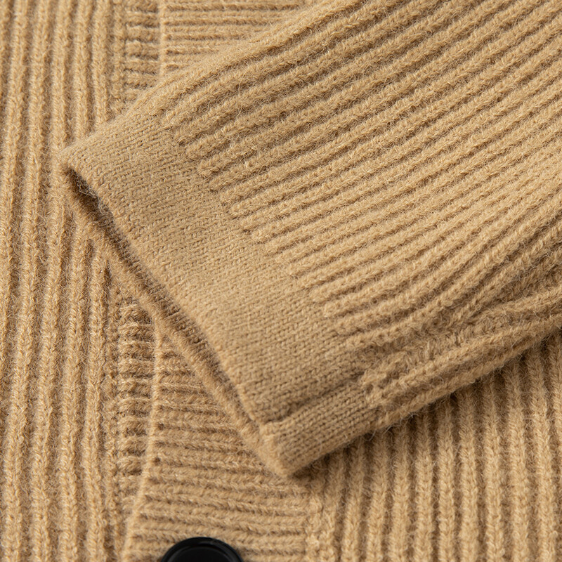 Cardigane cu dungi pentru bărbați, solidă, cu croiala clasică, pulovere deschise în față, cu mânecă lungă, cu decolteu în V, pulovere, haine pentru bărbați