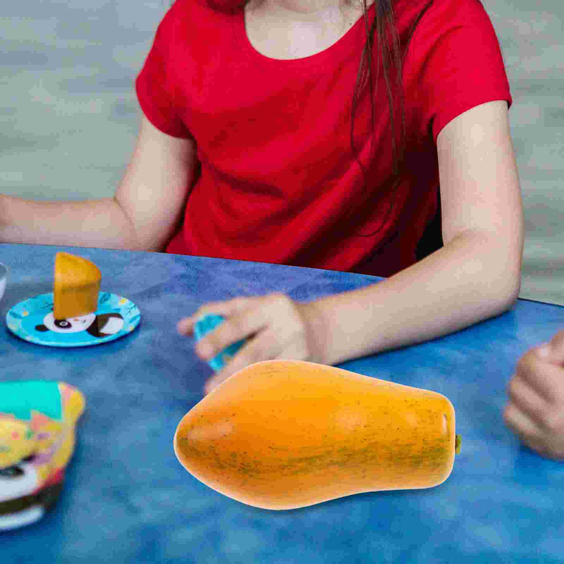 Papaijas mākslīgā papaijas ornamenta augu dekorēšana Viltus fotogrāfijas rekvizīti, simulācija iekštelpu augļi