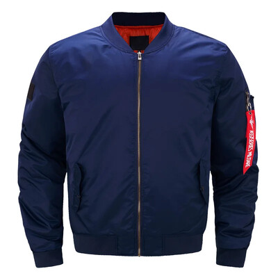 Jachetă bomber pentru bărbați, pilot Air, pentru bărbați Jachete militare pentru bărbați, ocazional, cu fermoar, pentru pilot, verde, noi, slim fit, pentru bărbați