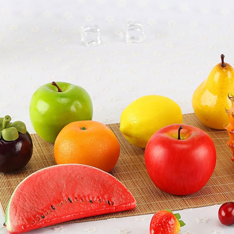 Mākslīgās ūdens melones simulācijas augļu modeļa displeja rekvizīti viesnīcas ēdamistabai restorāna veikala veikala virtuvei