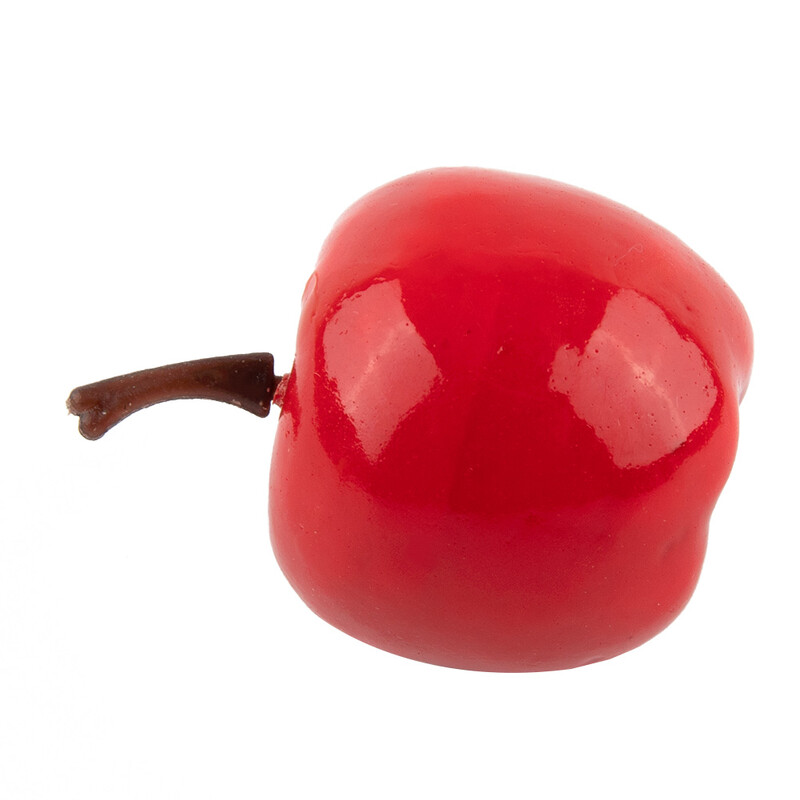 20 db Műgyümölcs Műalma Műanyag Alma Dekoratív Gyümölcs Hamis gyümölcs Piros Alma Élethű szimuláció konyhai bulihoz