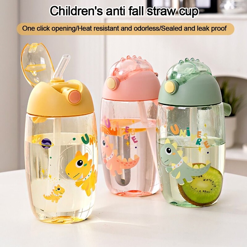 600 ml ūdens pudele, daudzfunkcionāla atkārtoti lietojama ar vākiem Salmiņi Ūdens krūze Augstas temperatūras ūdens krūze bērniem