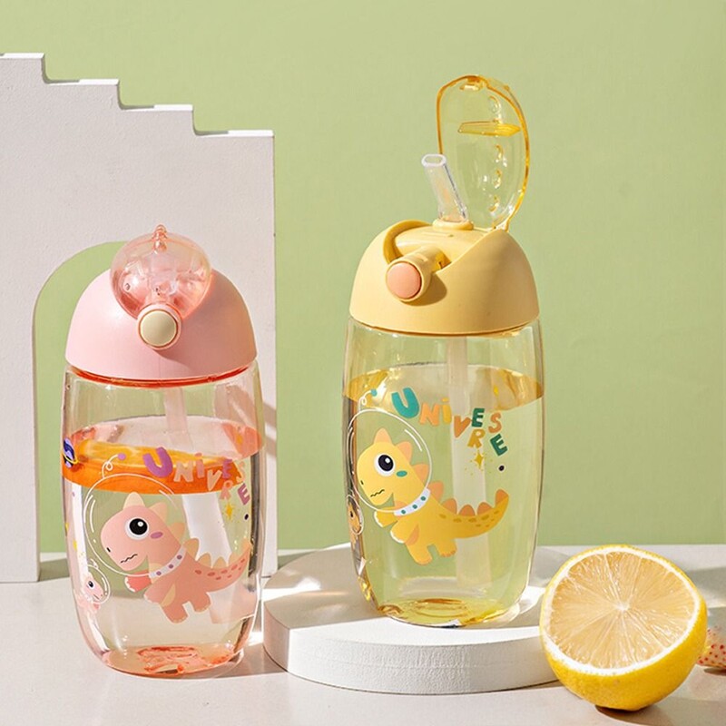 600 ml ūdens pudele, daudzfunkcionāla atkārtoti lietojama ar vākiem Salmiņi Ūdens krūze Augstas temperatūras ūdens krūze bērniem