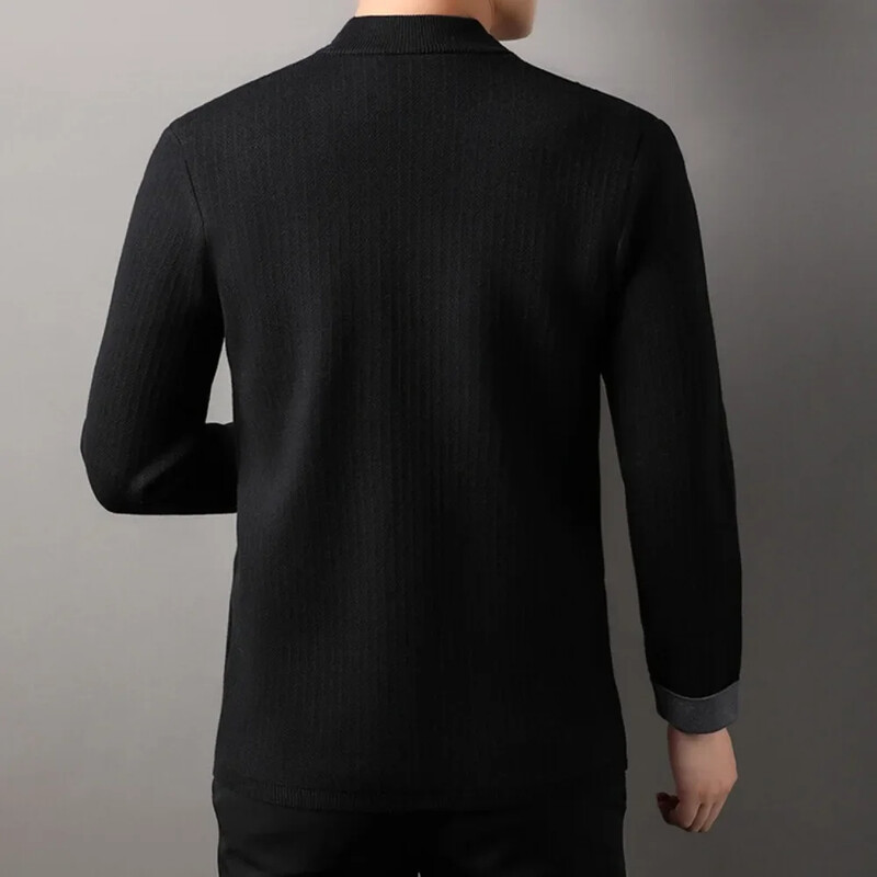 Cardigan tricotat pentru bărbați de înaltă calitate, fără nasturi, ocazional, costume confortabile și versatile, haine pentru bărbați, haine, jachetă