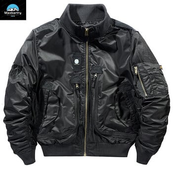 Ma-1 MA-1 Functional Bomber Jacket Ανδρικό φθινόπωρο 2024 Ρετρό υπερμεγέθη κοστούμι μπέιζμπολ Παλτό Επώνυμα ρούχα Ανδρικό κοντό μπουφάν