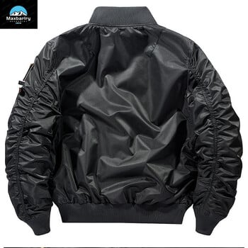 Ma-1 MA-1 Functional Bomber Jacket Ανδρικό φθινόπωρο 2024 Ρετρό υπερμεγέθη κοστούμι μπέιζμπολ Παλτό Επώνυμα ρούχα Ανδρικό κοντό μπουφάν