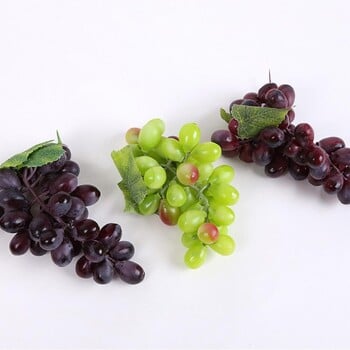 1 ματσάκι Fake Grape 36 Grapes Simulation Fruit Lifelike Food Στολίδι Διακόσμηση σπιτιού Φωτογραφικά στηρίγματα Fake Fruit Vegetables