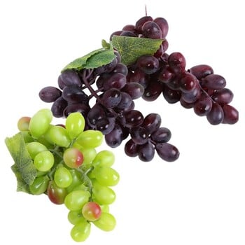 1 ματσάκι Fake Grape 36 Grapes Simulation Fruit Lifelike Food Στολίδι Διακόσμηση σπιτιού Φωτογραφικά στηρίγματα Fake Fruit Vegetables