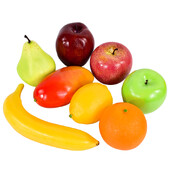 Alma Citrom banán Narancs Műanyag Műgyümölcs lakberendezéshez Kiegészítők Fényképészeti kellékek Ünnepi parti kellékek