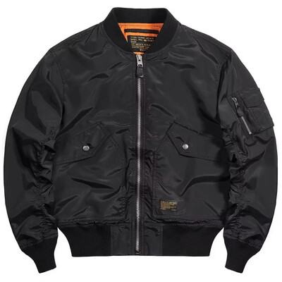 Pavasara rudens vīriešu statīva apkakle ikdienišķa jaka Moderns lietišķs apģērbs Moderns aviācijas kontroles padomes golfa apģērbs amerikāņu stilā