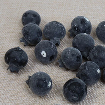 20PCS High Simulation Fruits Plastic Fake Blue Berry Photos Props Fruit Home Artificial Food Blueberry Fruit Shop Model Decor