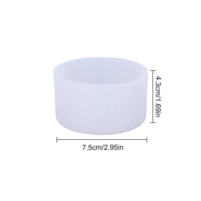 Silikona ūdens pudeles zābaka pretslīdēšanas aizsargājoša apakšdaļa, siltumizolācijas pudeles apakšējā uzmava Stenlijam 20/30/40oz